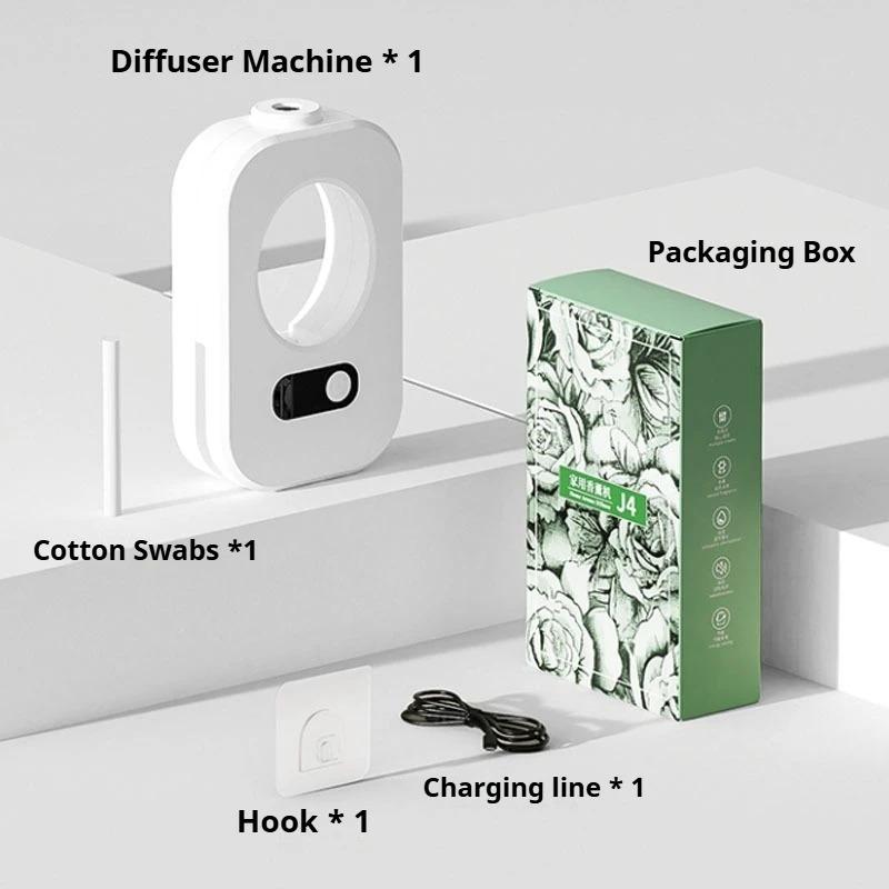 Y Humidifier USB Automatic Diffuser With Essential Oil Lavender Jasmine Aromatherapy Machine Toilet Bathroom Home Air Freshener