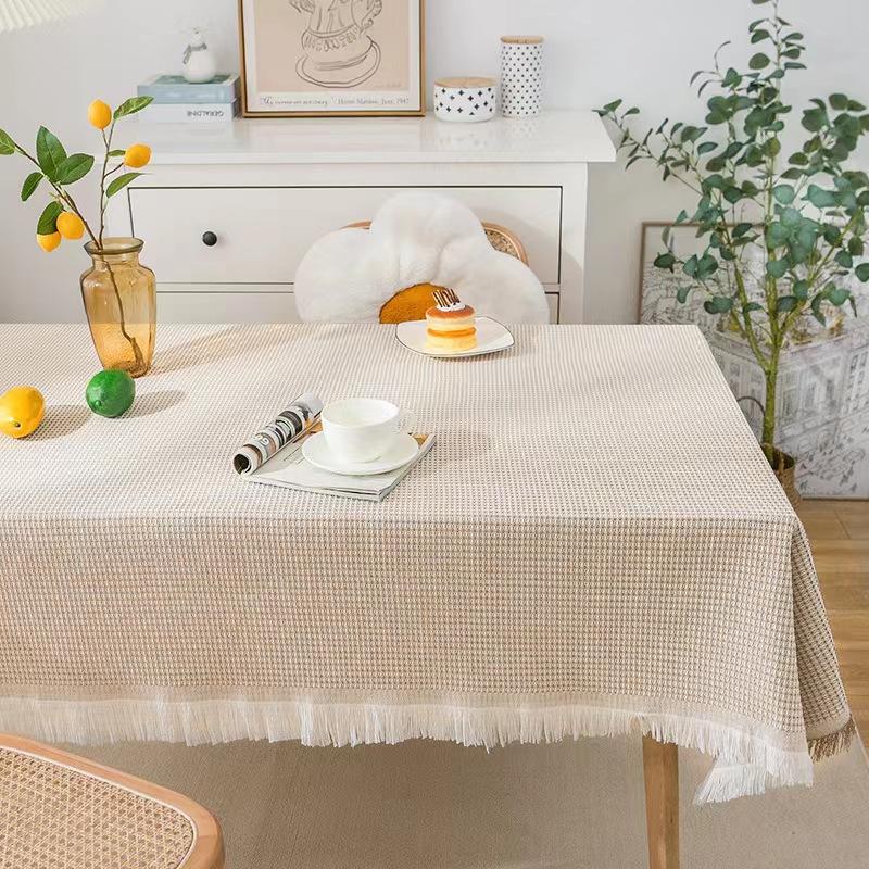 Tablecloth White Thickened Versatile Dormitory Dressing Table Dust-Proof Photography Background Cloth Picnic Dessert Table Mat
