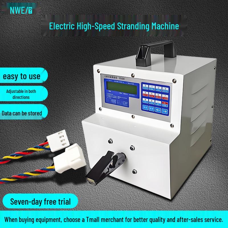 Double-Head Electronic Wire Twisting & Winding Machine Single Head Wire Twisting Machine [Long Wires]