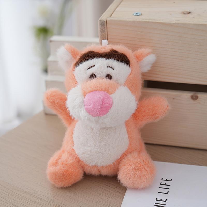 10-13Cm  Winnie The Pooh  Plush Toys Tigger Piglet Eeyore Donkey - Cute Sticker Plush Toys Birthday Gift