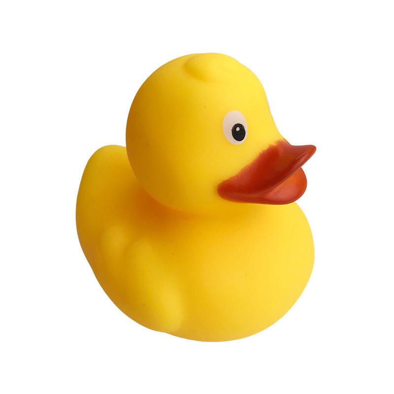 Yellow Duck Baby Bath Toy Squeaky Bathtub Toy For Kids Pvc Material Swim Duck Toy