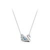 Swan Blue Rhodium Necklace 5533397 – Elegant Jewelry for a Sophisticated Look