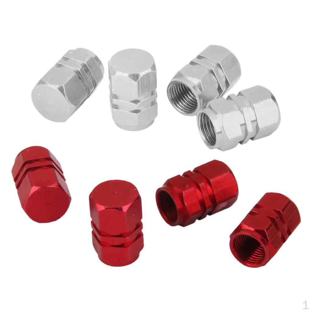 

8x Алюминиевые колпачки для ниппелей колесных дисков, 2 цвета