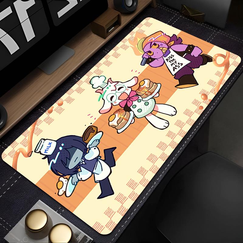 Mousepad Deltarune Computer Game Mouse Pad Gaming Accessories Large Non-Slip Printing Deskmat Keyboard Pad PC HD Anime Mousepad