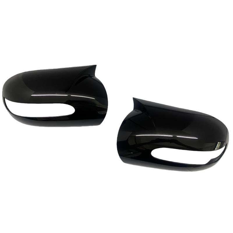 For Mercedes-Benz E-Class C-Class W211 W203 AMG 2001-2007 Pair Car Side Rearview Mirror Cover M Style Door Wing Mirror Caps Trim