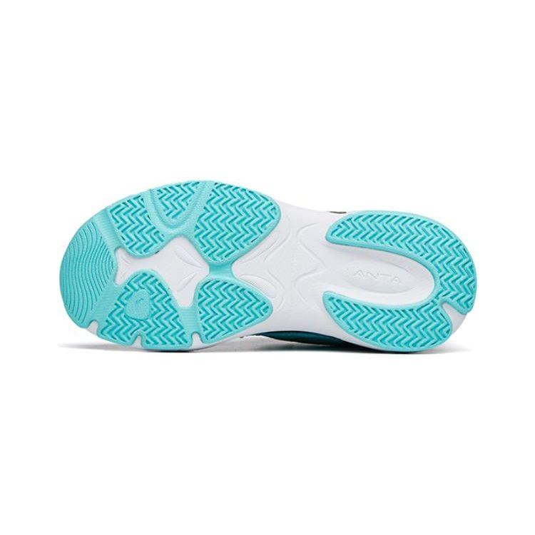 Anta Butterfly Wing Non-Slip Wear-Resistant Sports Casual Shoes Kids Sneakers Black Green 312229908-3