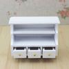 1:12 Dollhouse Miniature Furniture Wooden Toilet Bathroom Shelf Drawer Cabinet