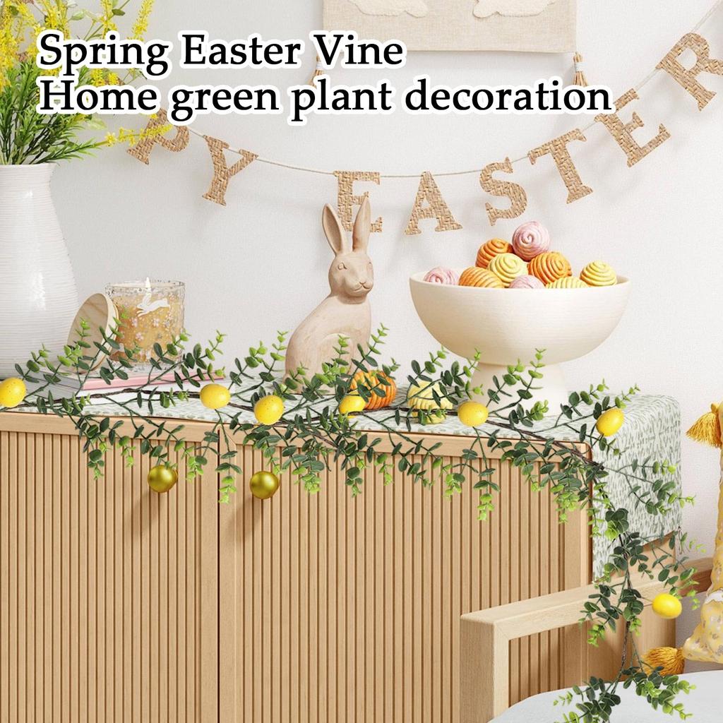 1,8 m Lente Pasen = Ei Rotan Woondecoratie Trap Muurhanger Deurhanger Decoratie Klimplanten
