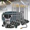 3/8" 9/12mm Misting Cooling System 360° Free-Bend Nozzle Atomizer Sprayer PE Hose 80 Mesh Filter Garden Irrigation Watering Kit
