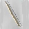 Nordic Style Wood Tissue Holder Handwoven Rope Wall Mounted Jute Rope Towel Rack String Bead Detail Suction Cup