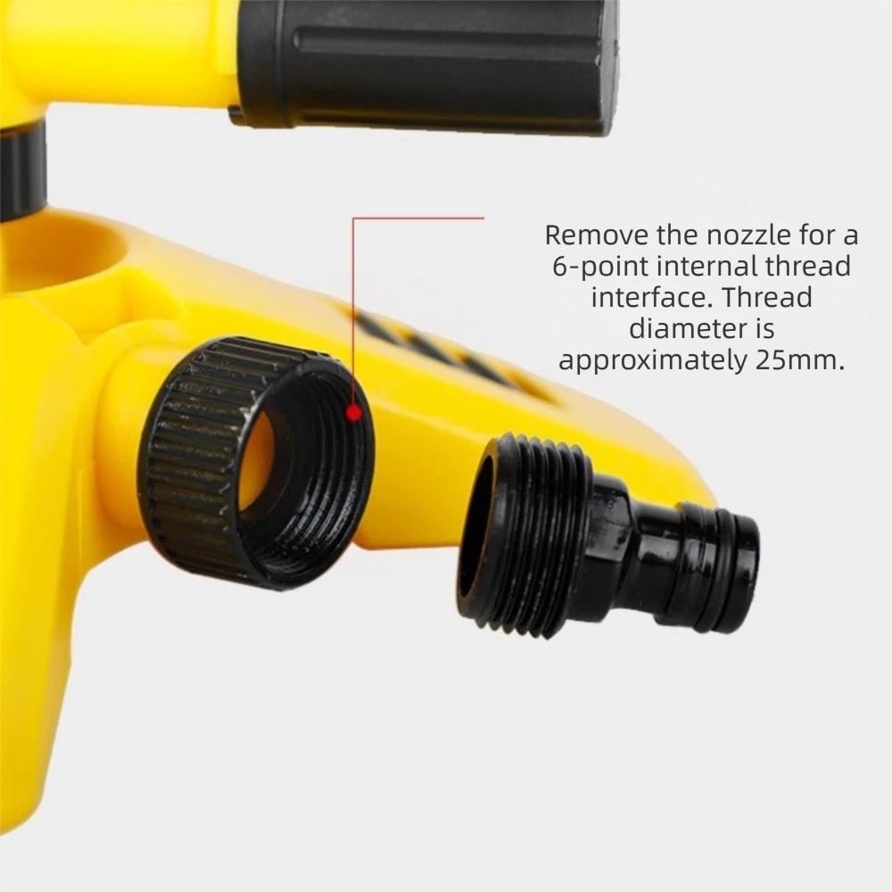 360° Auto-Rotating Lawn Irrigation Sprinkler Three-way Plastic Yard Coverage Sprayer Water-Saving Plant Watering Sprayer
