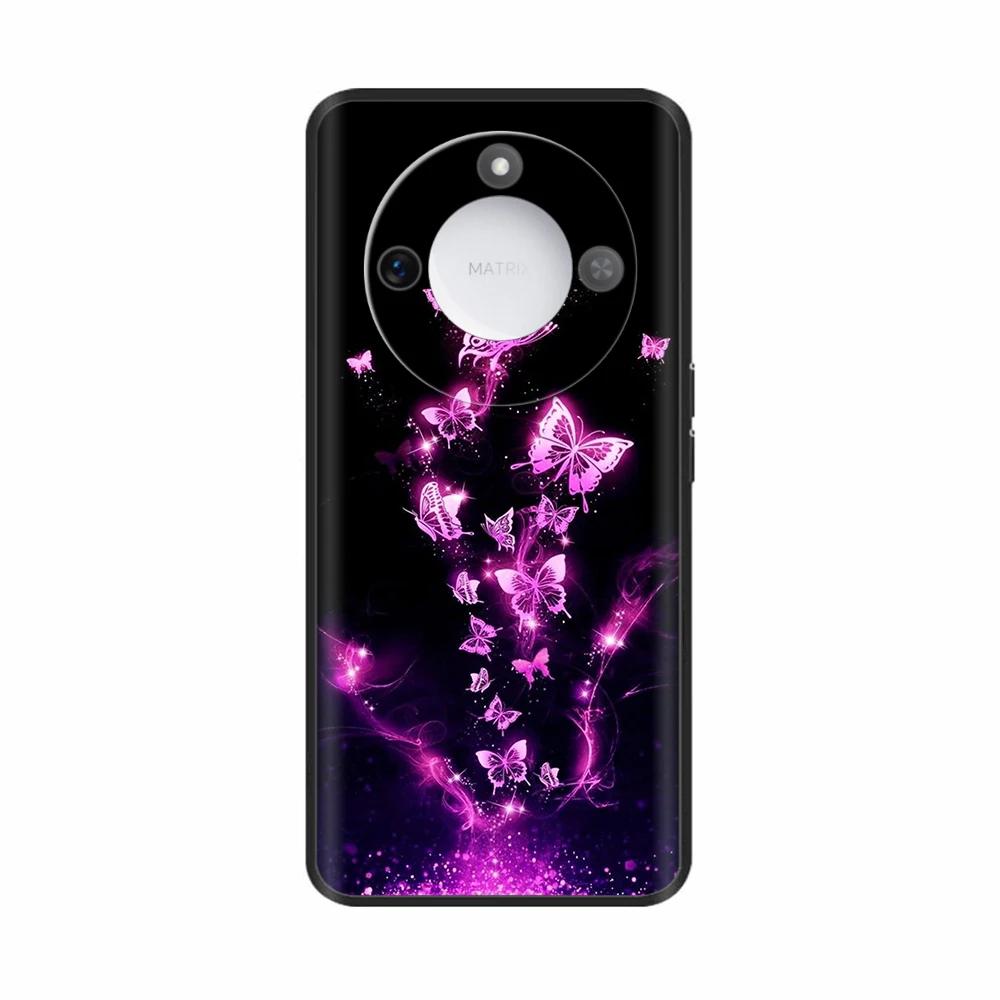For Honor X9c Smart 5G Phone Case Lovely Cartoon Liquid Silicone Full Cover For Honor X9C Smart X9cSmart Cases Bumper Fundas