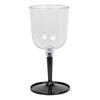 Outdoor Camping Collapsible Wine Glass with Detachable Stem Portable Unbreakable Clear Wine Goblet Travel Shatterproof Champagne Cup