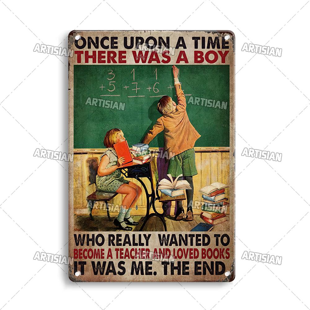 Artisian Job Metal Sign Vintage Teacher Tin Poster Hobby Decorative Plate Wall Decor Garage Bar Pub Club Hotel Cafe Kitchen Home