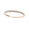 Elegant Diamond-set Oval Bangle - Women's Fashion, Stylish Commuter Jewelry Accessory