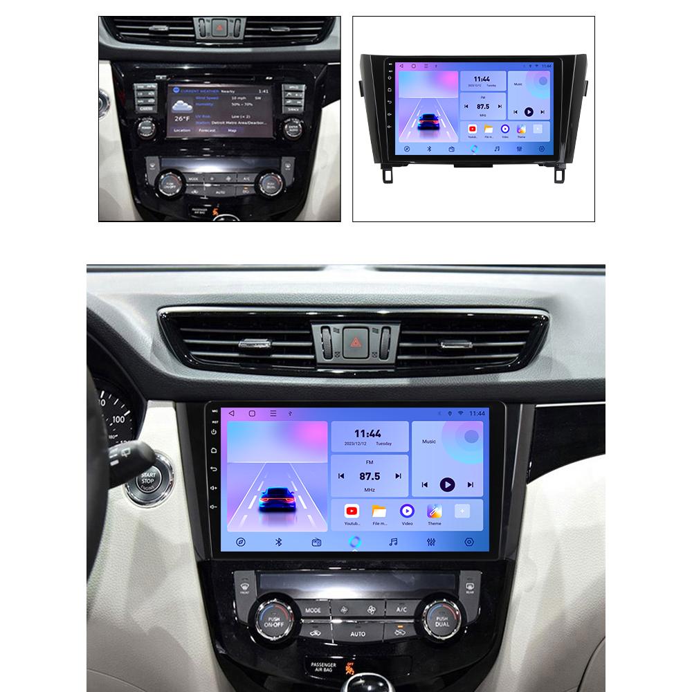 Car Radio Android Auto Carplay For Nissan X-Trail T32 Qashqai 2013-2017 Multimedia Player Head Unit Stereo GPS Navigation BT WIFI 1+16GB