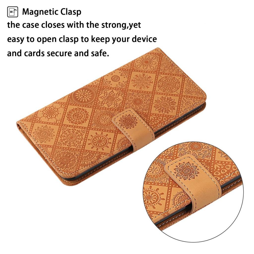 For Xiaomi Redmi A5 4G (171.7mm) Case Leather Case Ethnic Style Wallet Phone Cover with Strap