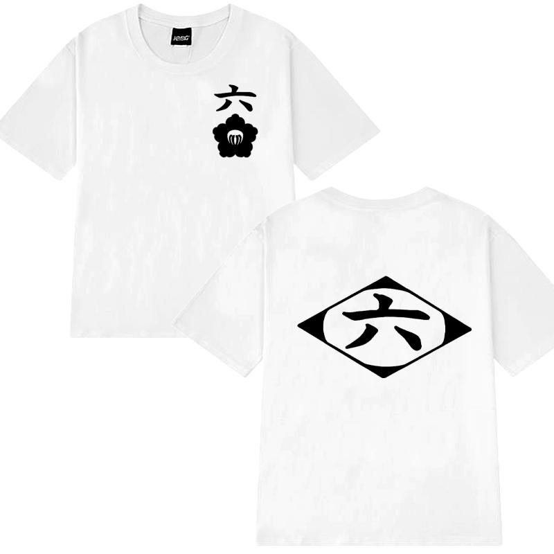 2025 Hot Sale Anime Cotton Harajuku T Shirt Men Women Bleach Cosplay Short Sleeve T-shirts Unisex Zaraki Kenpachi Cotton Tops