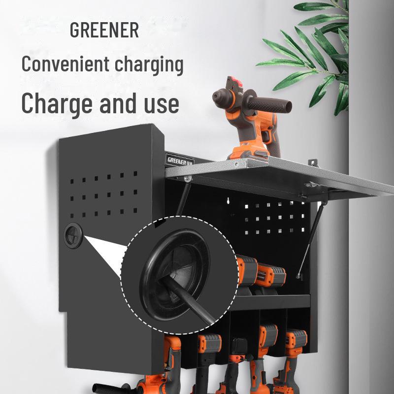 Green Forest Multi-Function Workstation: Auto Repair Tool Cart, Electric Tool Cabinet, and Workshop Workbench Combination