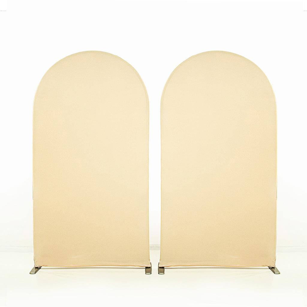 Kolorowe Tło Łukowe Pokrycie Materiałowe na Spandexowy Dopasowany Stojak Łukowy na Przyjęcia Urodzinowe i Weselne, Różne Kolory, Łatwe do Dopasowania