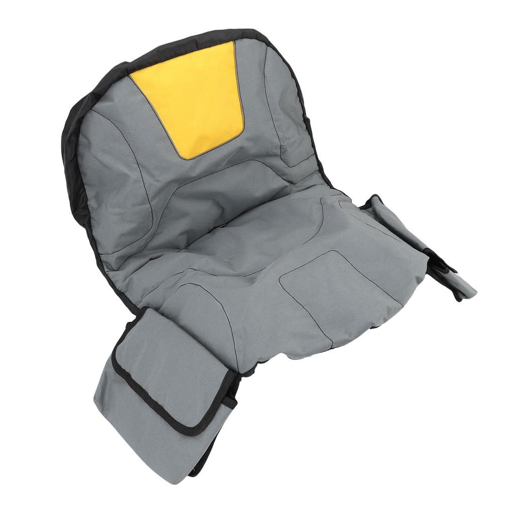 Riding Grass Mower Seat Cover Rain Proof Dust Proof Adjustable Tractor Seat Cover Protector Grey