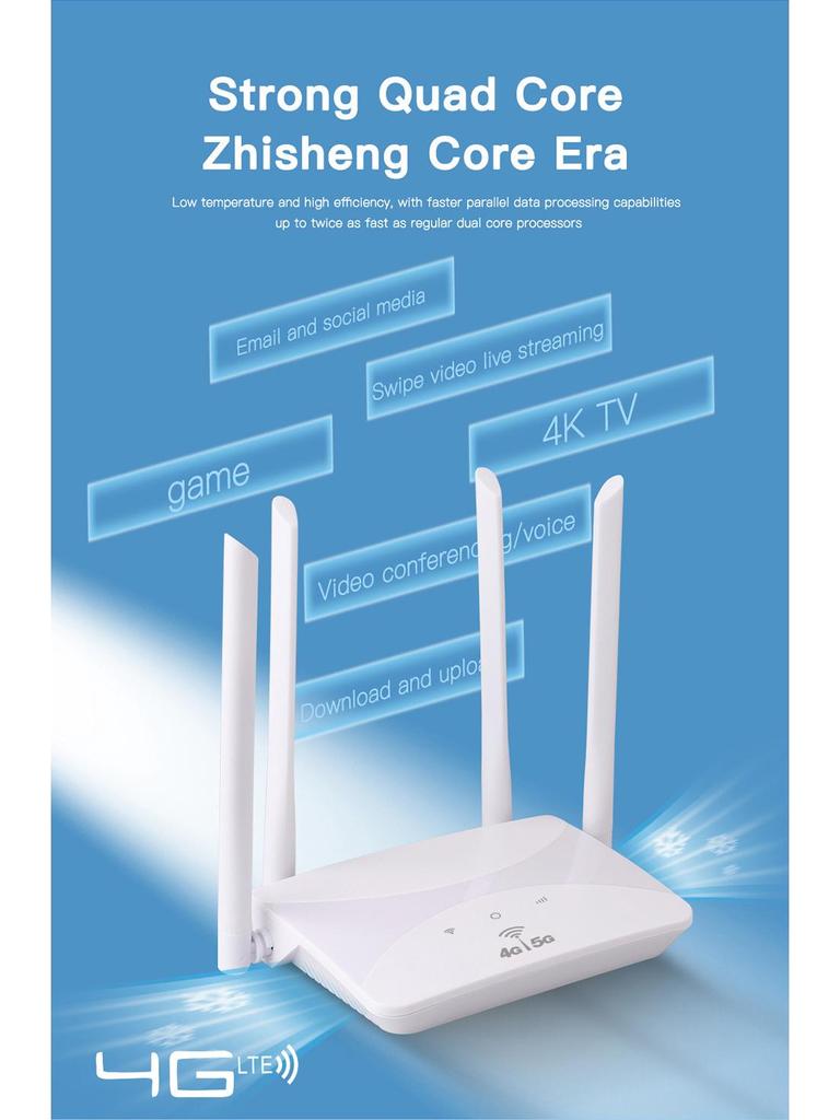 4G SIM Card Router 300M Wireless Internet WiFi CPF913