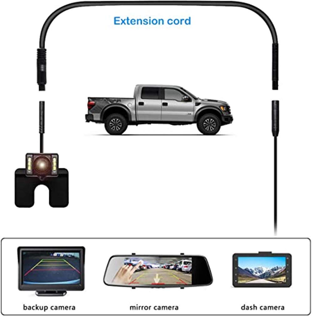 Samcos Prodlužovací kabel zadní kamery, Palubní kamera, Prodlužovací kabel, Vyhrazený pro zadní kameru, 4