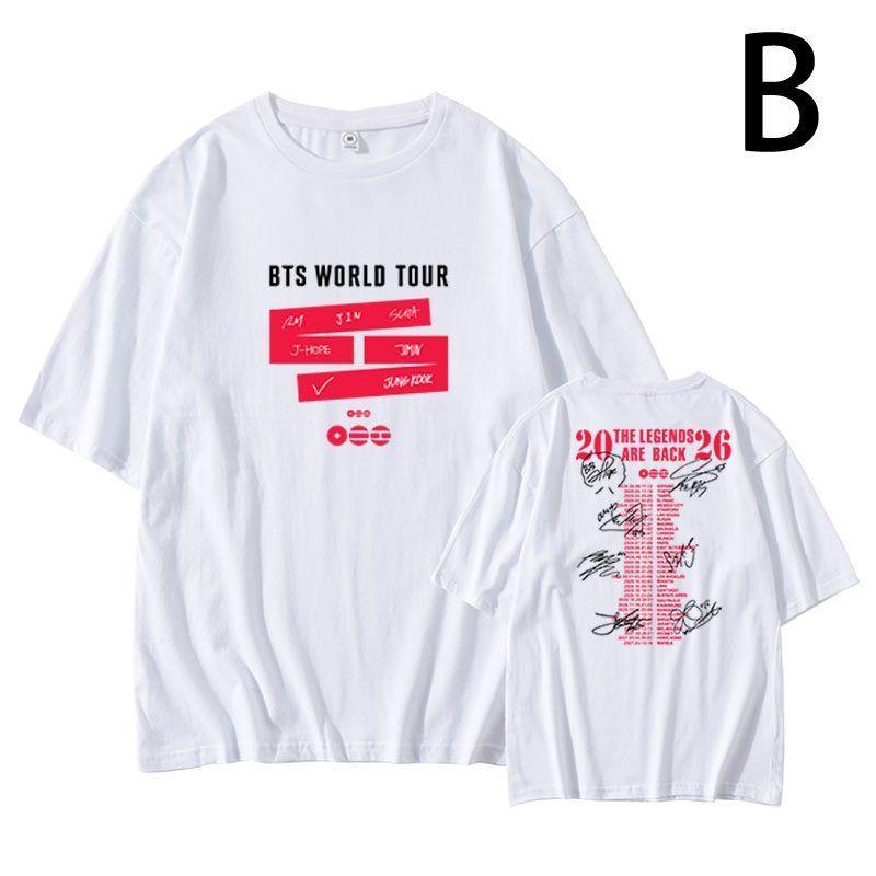 BTS WORLD TOUR 2026 ARIRANG T-SHIRTS 100% COTTON Women Men Unisex Fans Gift Oversized Y2k Short Sleeve Female Male Clothing