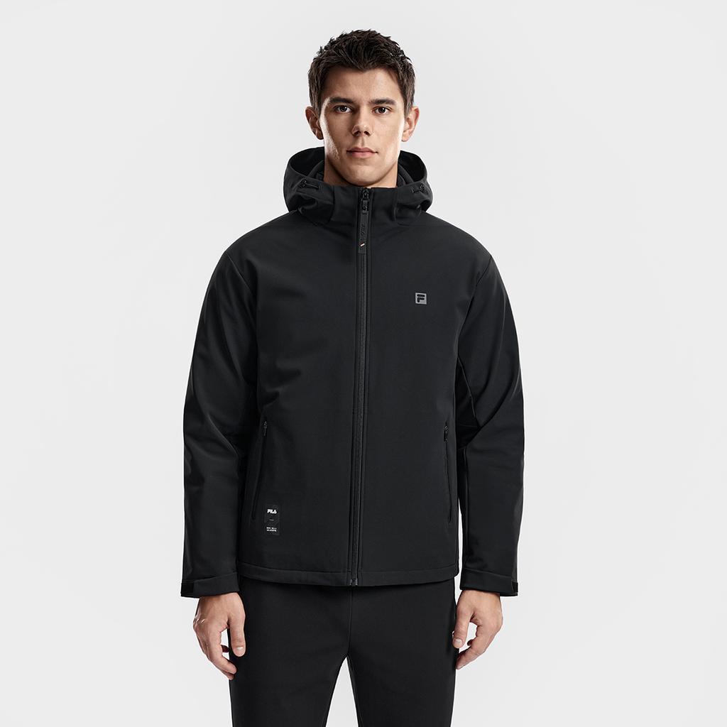 Fila Fitness Three-In-One Detachable Fashionable Simple Casual Sports Training Versatile Comfortable Warm Duck Down Two-Piece Jacket A11M611902FBK