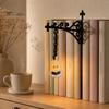 Modernes Bücherregal Zubehör 3D Gedrucktes Geisterlicht, Warme LED Bibliothek Lampe mit Vintage Straßen Heim Büro Regal Dekoration Silhouette, Dekoratives Buch