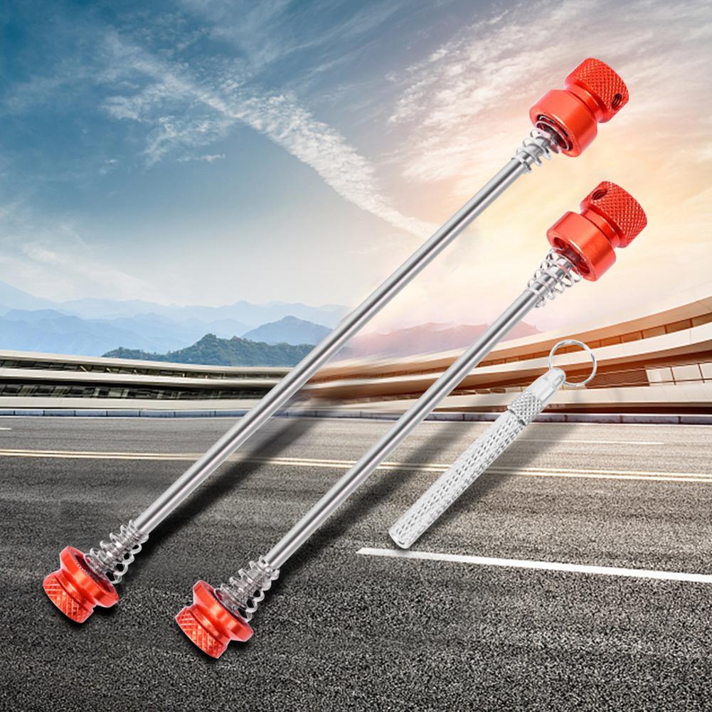 Bicycle Wheels Quick Release Post MTB Mountain Road Bike Parts Accessories Portable Bike Quick Release Anti-theft Skewers