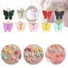 10/20/30pcs 10 color butterfly jewelry, alloy butterfly pendant necklace bracelet earring making accessories DIY jewelry making