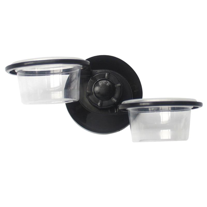 Transparent Pet Food Bowl Durable Cage Hanging Cat Dog Food Water Basin Feeder Large Capacity Fixed Feeding Bowl