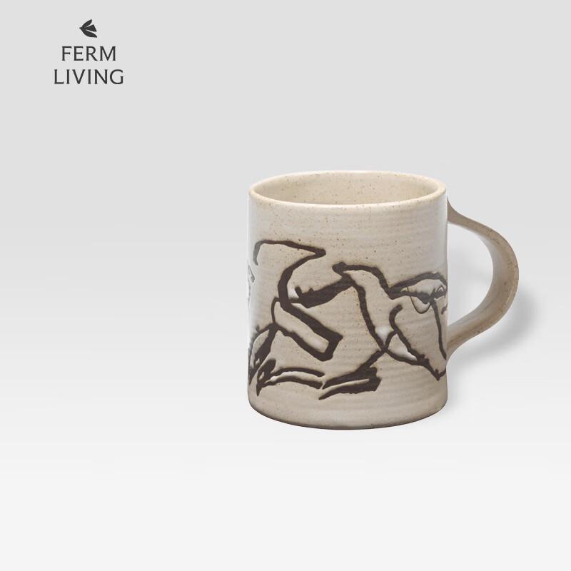 ferm living Vuelo Nordic Graffiti Ceramic Mug