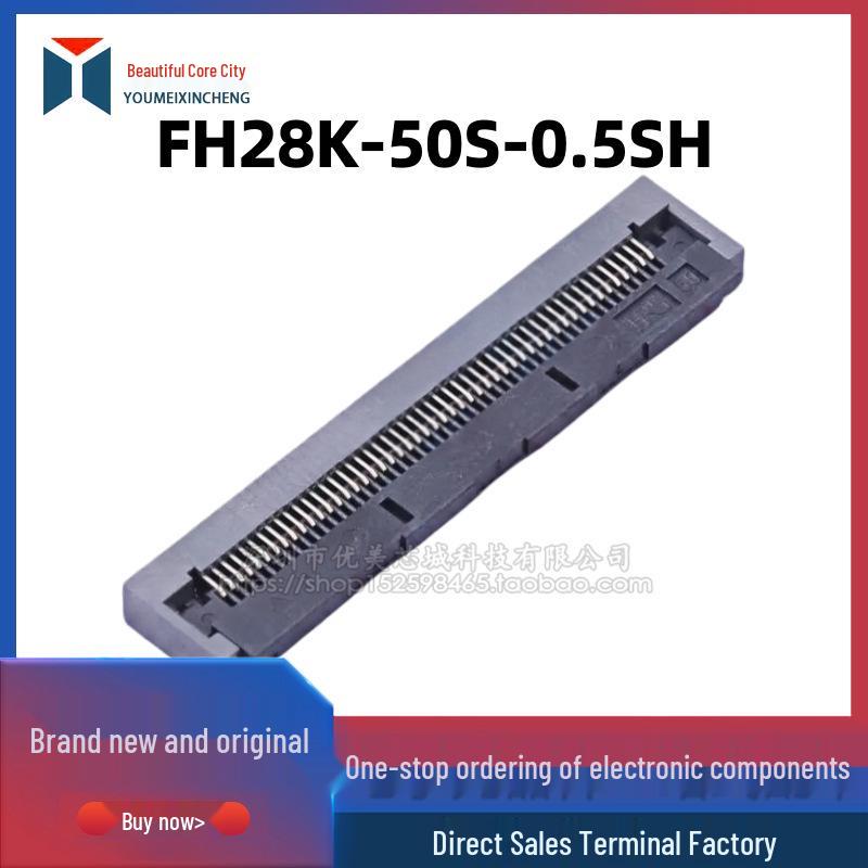 FH28K-50S-0.5SH 0.5mm Pitch 50-Pin HRS Connector - Original, Genuine, In Stock