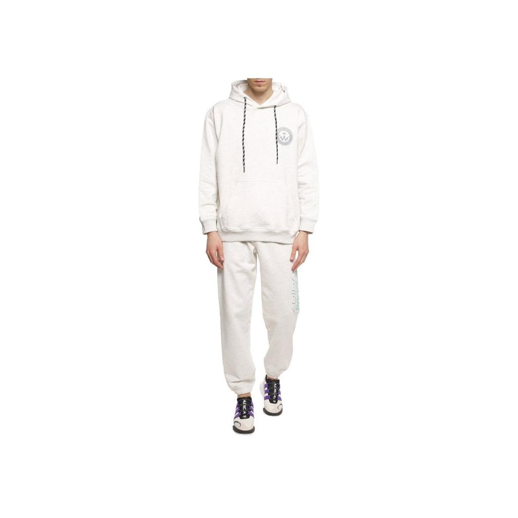 adidas Originals X Alexander Wang Logo Print Joggers Men Bottoms White ED1221