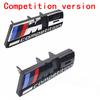 3D ABS M Competition Grille Badge Front Emblem For BMW X1 X3 X5 E30 E53 E83 F06 F07 F10 F16 F22 F25 G05 G15 G29 G30 accessories