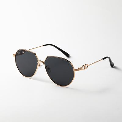 Large Frame Glasses Men'S Metal Sunglasses Women'S Plain Toad Glasses Sunglasses