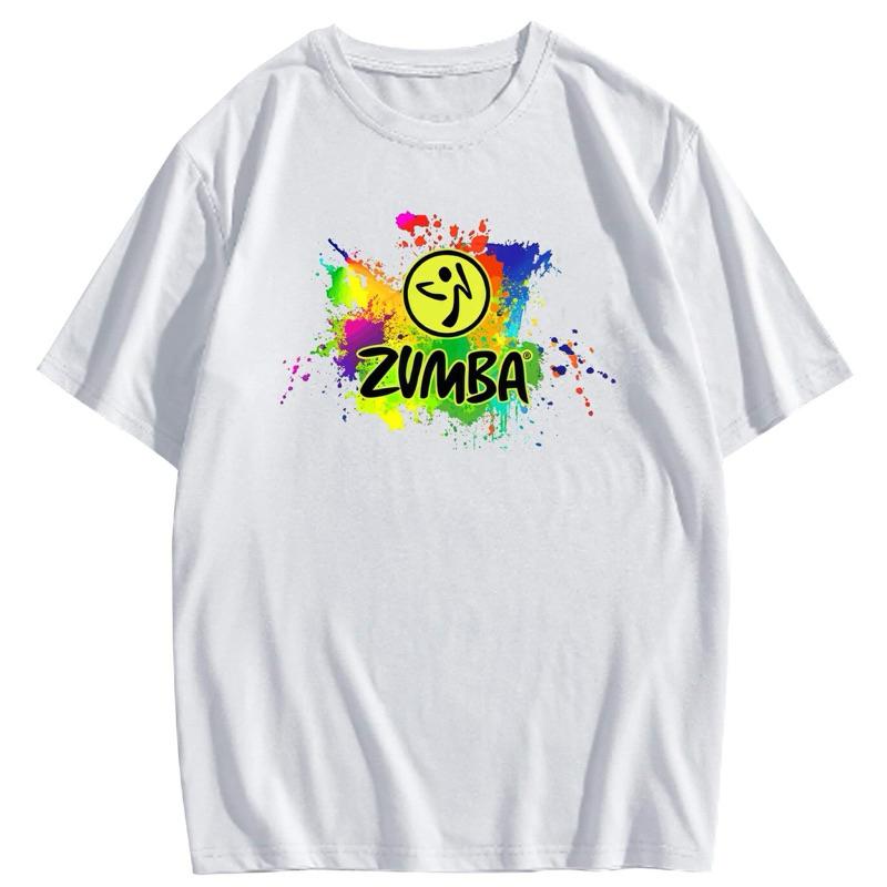 Tricou I Love Zumba Dance Heart Haine pentru femei Funny Letter Femme topuri de moda tricou supradimensionat