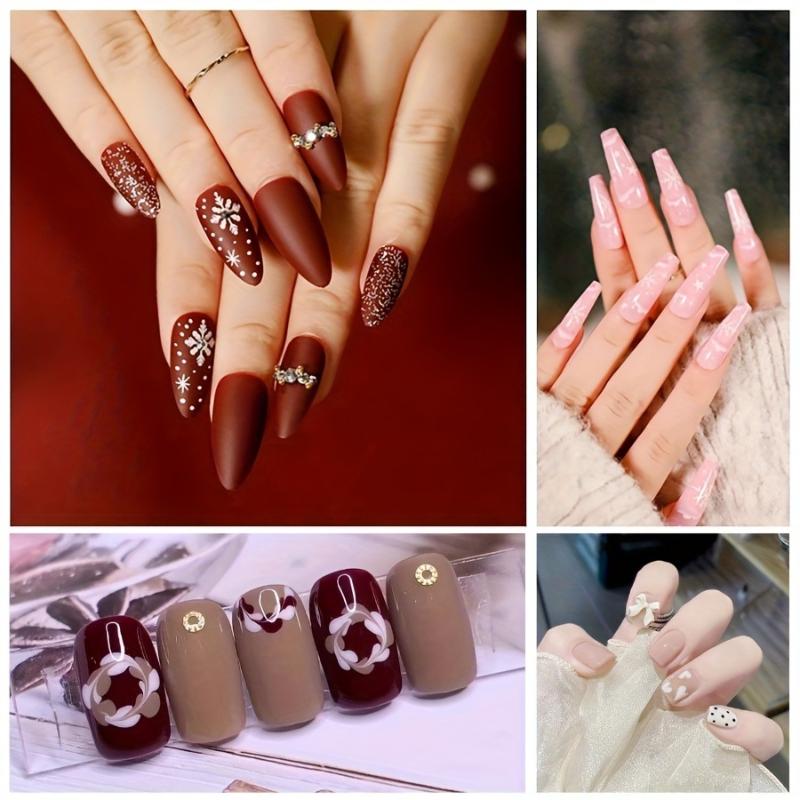 6 Pcs Nail Dotting Tools Double-Ended Nail Art Brushes Kit Nail Art Gel Polish Liner Brushes Design Pen For Nail Drawing onesize