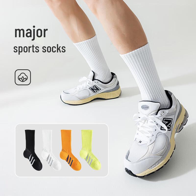 

TINSINO Men s Sports Mid-Calf Looped Sole Socks L