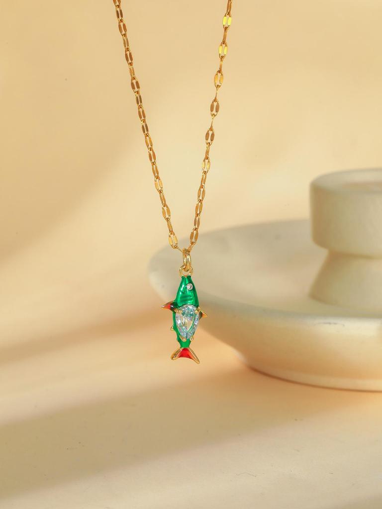 Boho rybí náhrdelník: Prázdninový styl, Lehký luxus klíční kosti, Doprava zdarma