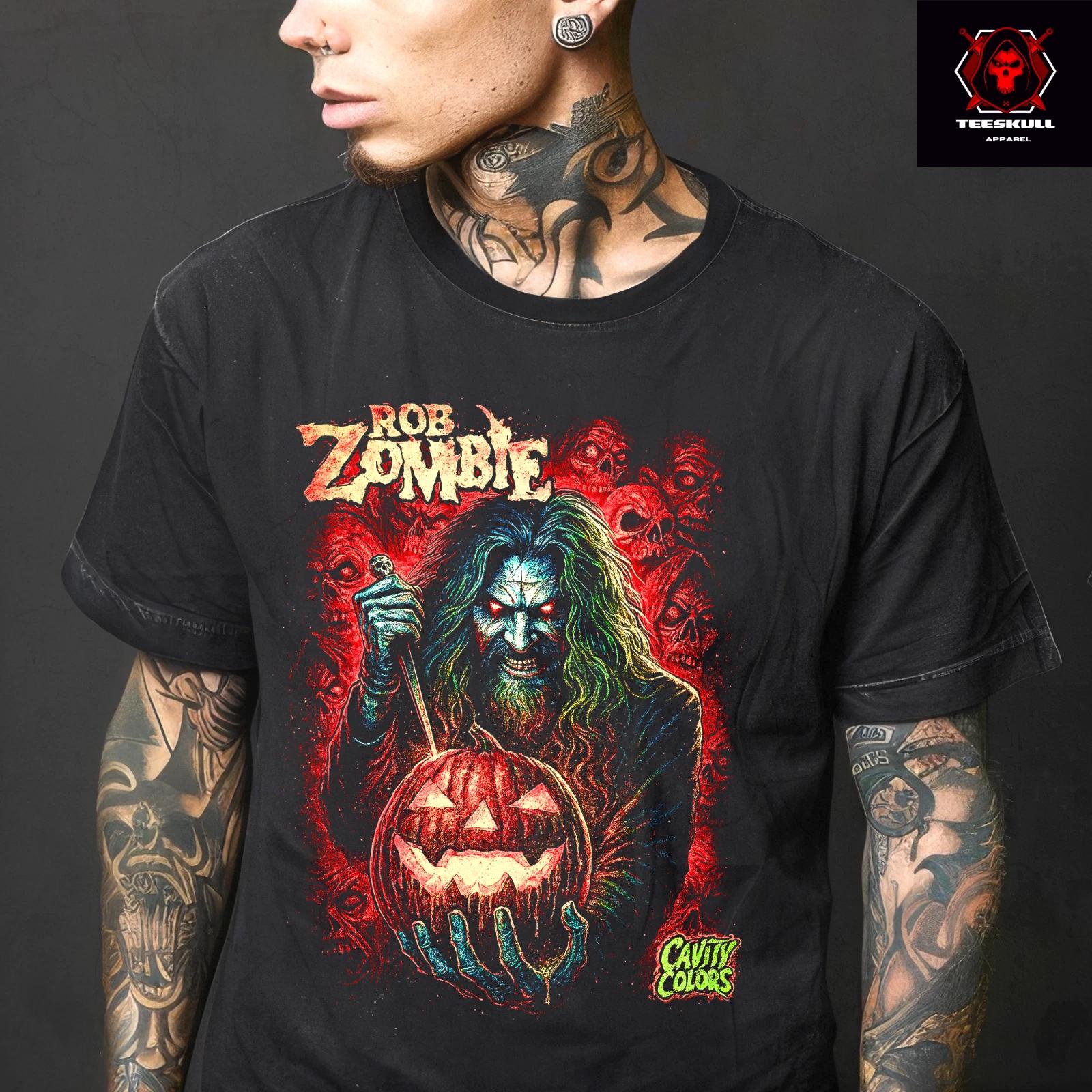 Rob Zombie Cavity Colors Metal Rock Unisex Premium Heavy Cotton T-Shirt 2XL
