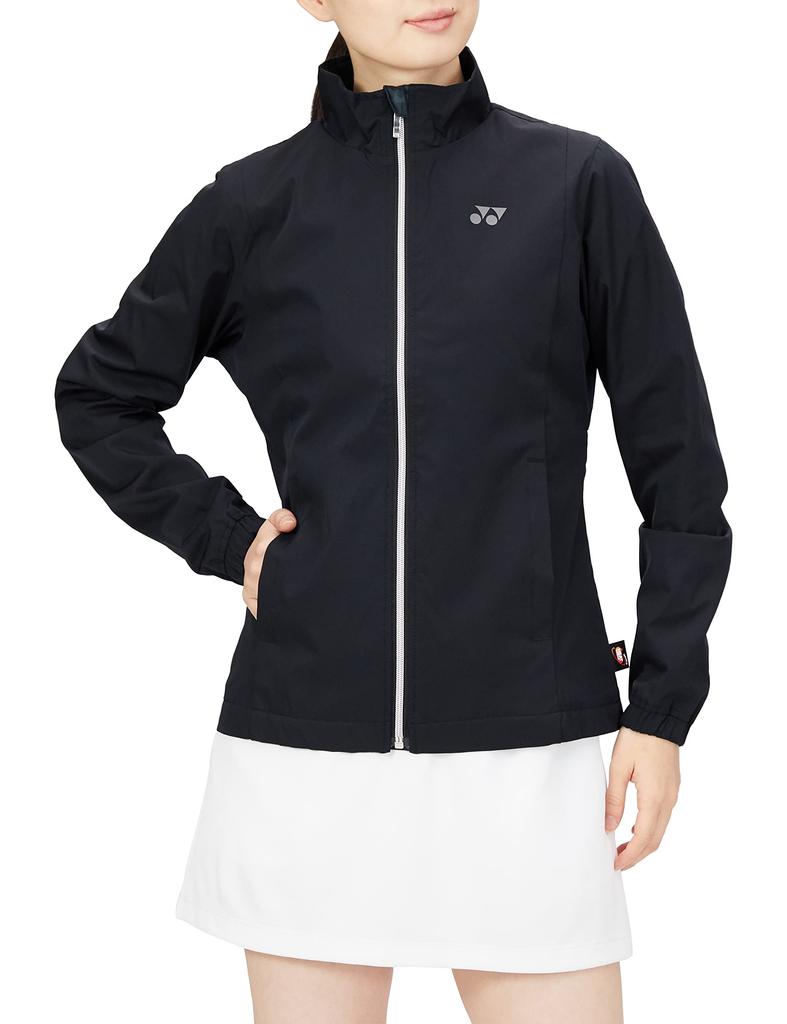 Yonex Jacket Lined Wind Warmer Shirt Black M (Fit Style) Women's (007)