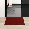 Modern Minimalist Square Floor Mat - Durable, Stain/Fade Resistant, Non-Slip Rubber Backing, Machine Washable for Indoor/Outdoor