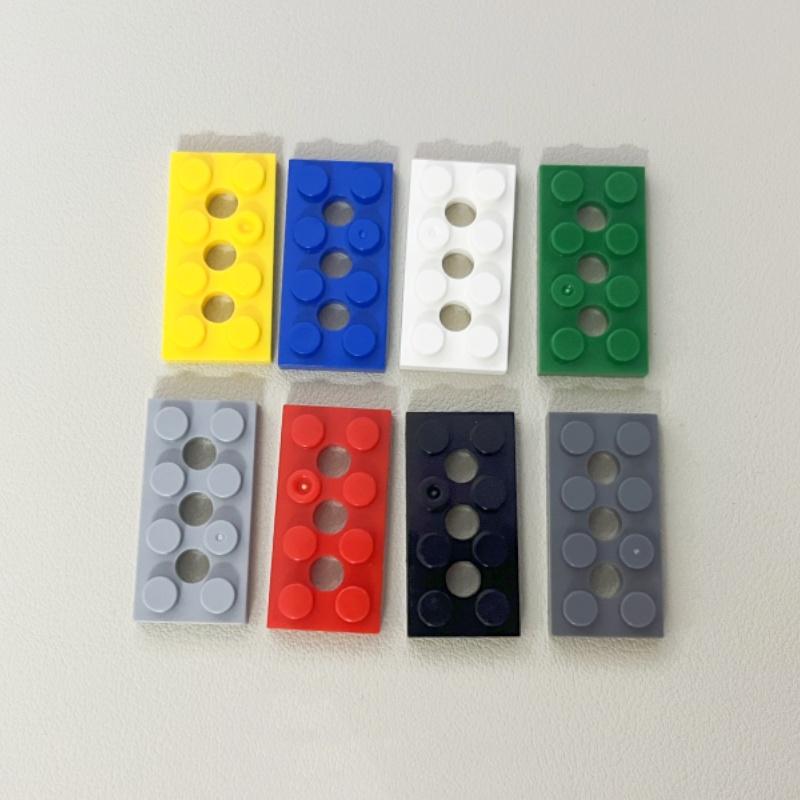 32001 3709 3738 Plate 2x6 2x4 2x8 with Holes Bricks Toys For Technical Buildings Blocks Toys For Children Gift 43857 DIY MOC