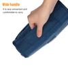 Hanging Toiletry Bag Cosmetic Bag Foldable Makeup Bag with Hook and Tote Navy Blue 24x18.5x9.5cm