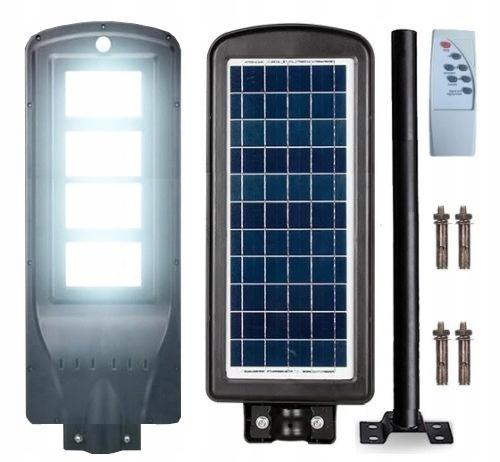 Large LED solar street lamp, outdoor, powerful 700W, lantern, sensor