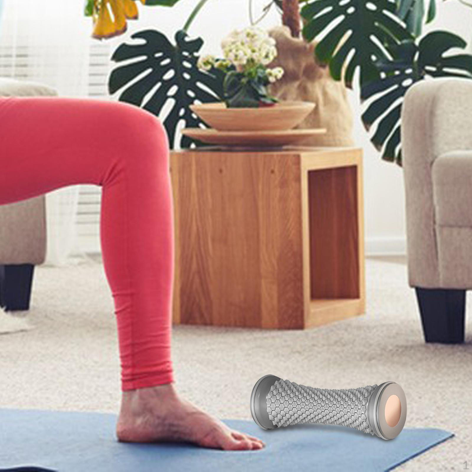 

Роликовый массажер для ног, многофункциональный компактный массажер для ног, фасцит, для женщин, на каблуках серый