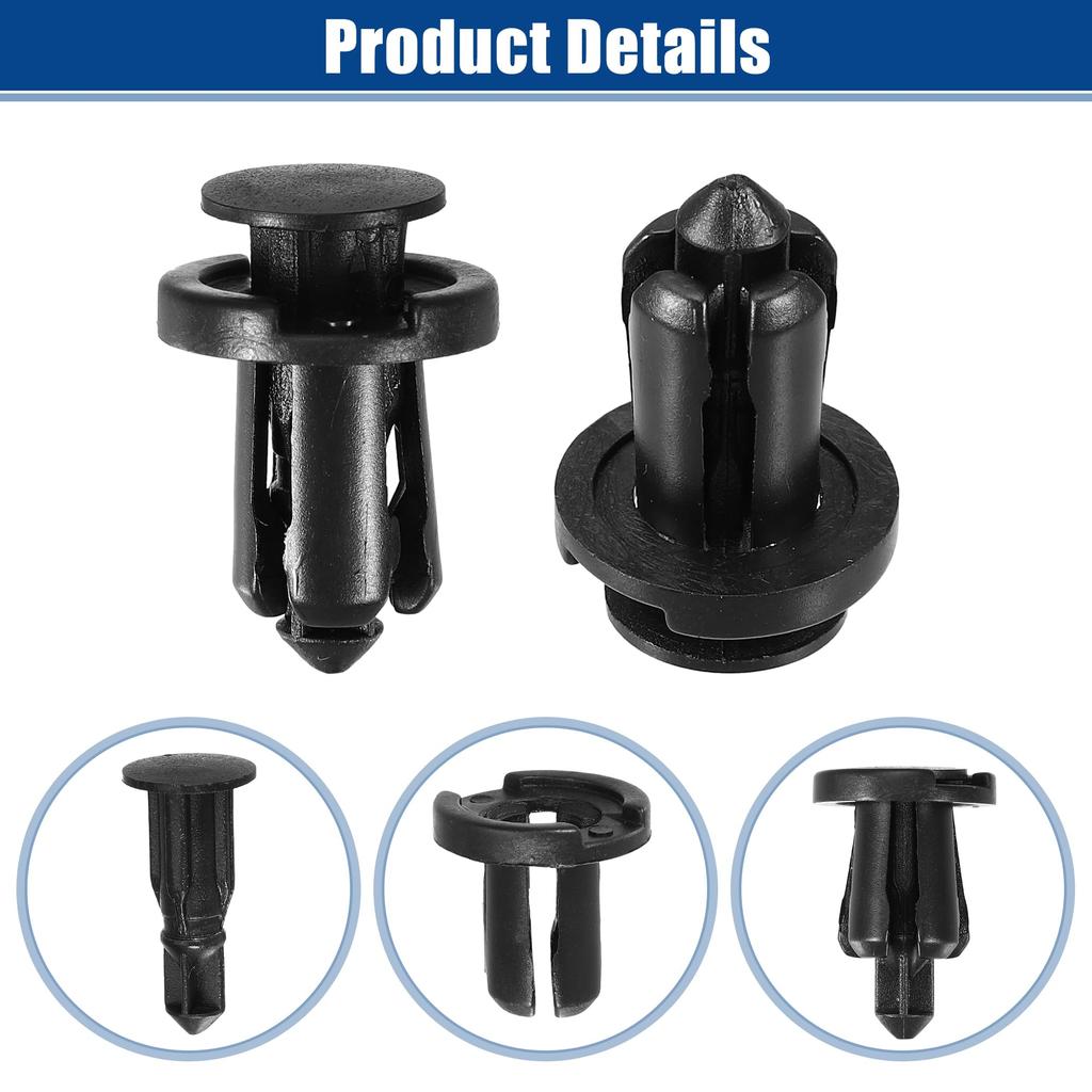 ACROPIX Nissan Bumper Cover Push Type Retainer Clip for 240SX 1995-1998 - 40 Pack